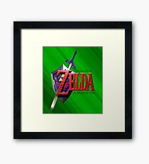 Legend Of Zelda Ocarina Of Time Framed Print