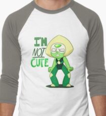 I'M NOT CUTE Men's Baseball ¾ T-Shirt