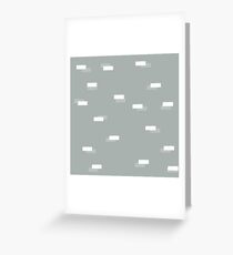 Geometric blocks seamless pattern Greeting Card