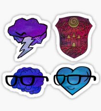 Galaxy Light Sides Icons Sticker