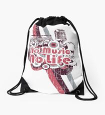 Music=Life Drawstring Bag