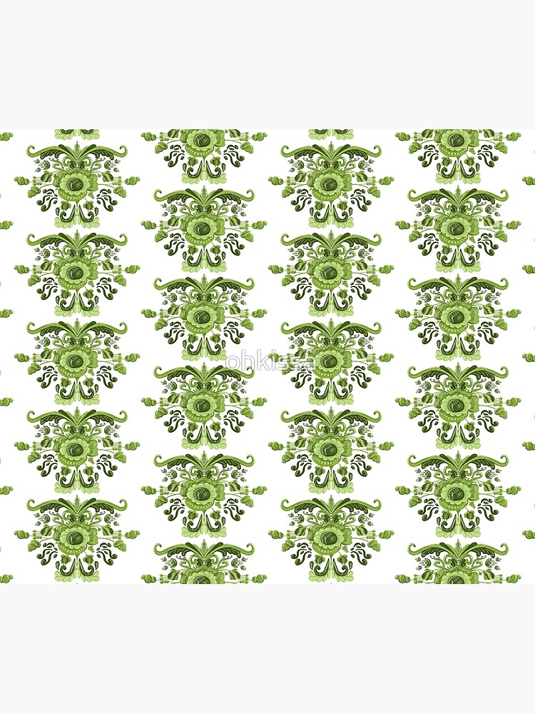 Green Flowers by ohkissa