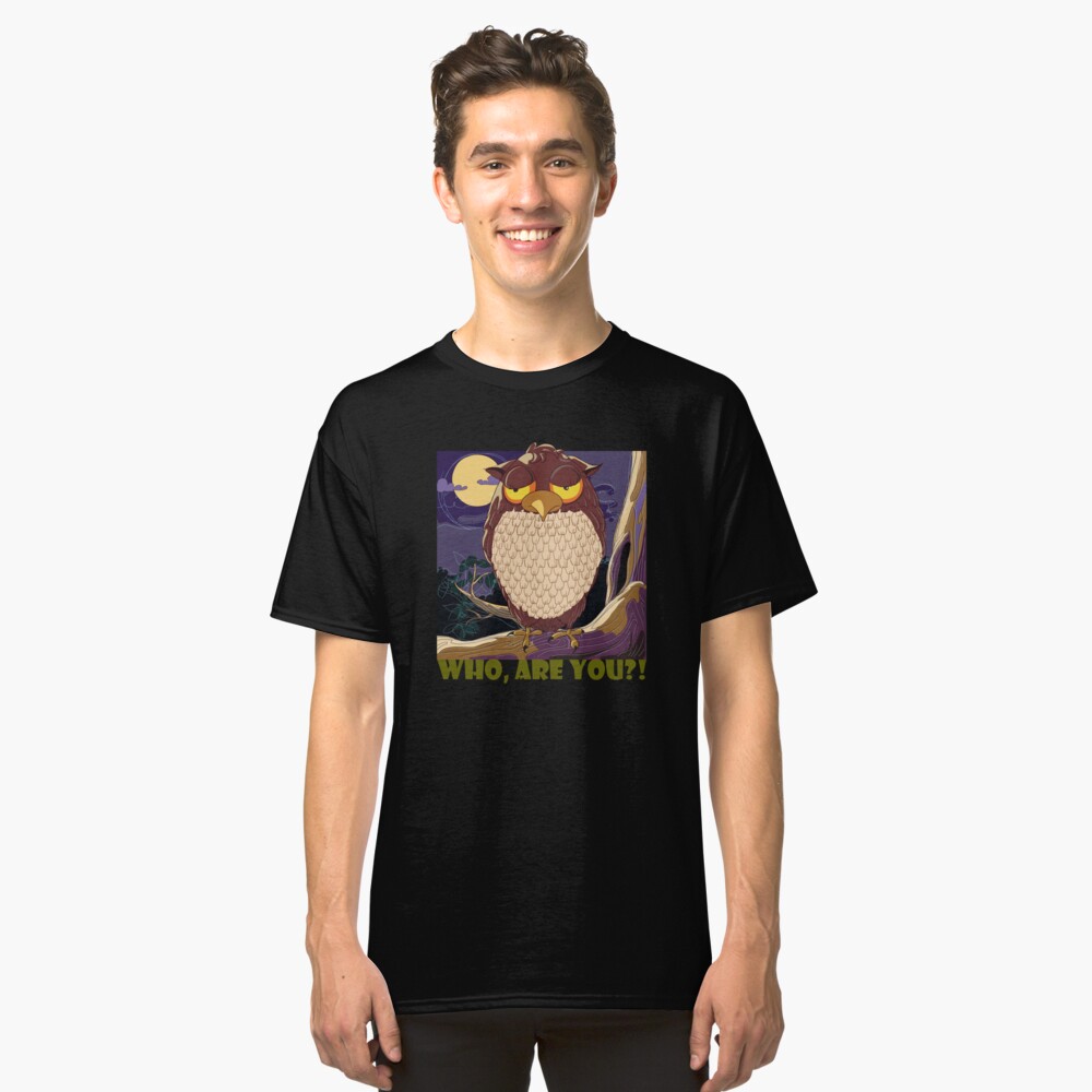 Who Are You, Owl Classic T-Shirt