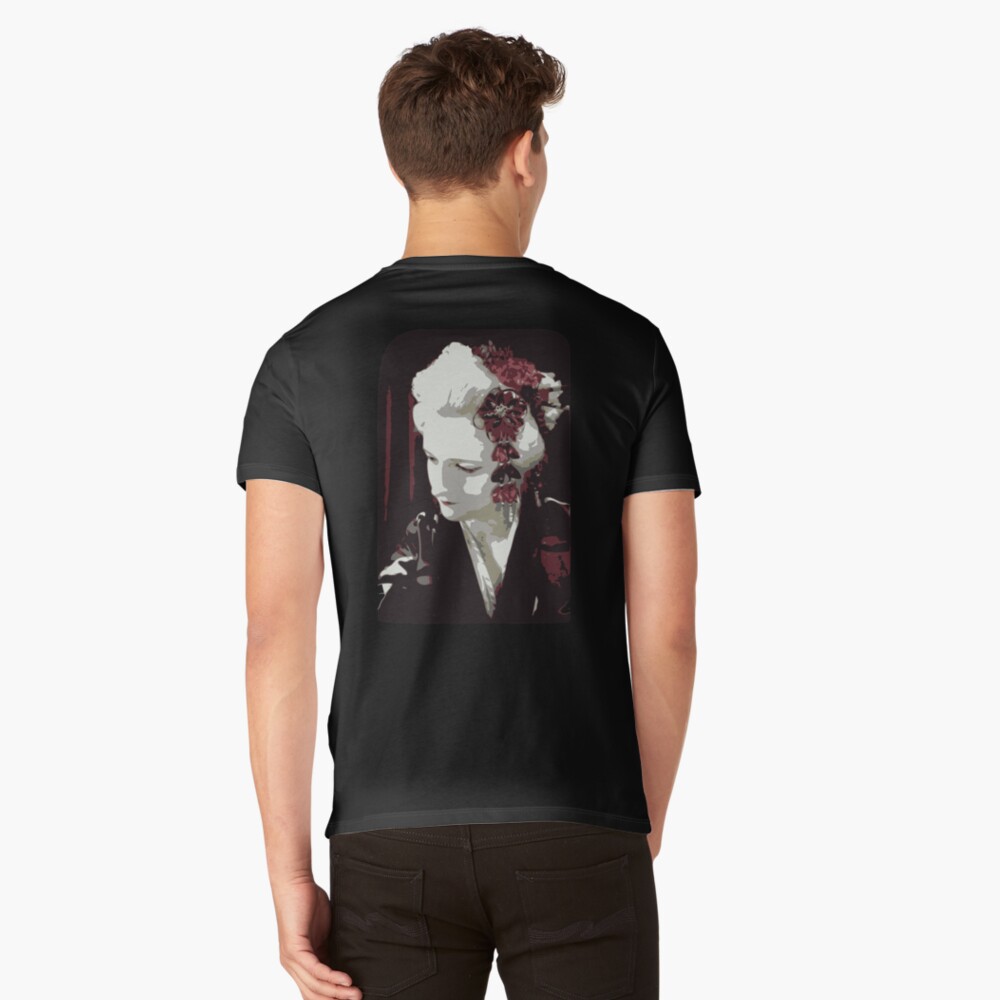 submissive Geisha V-Neck T-Shirt
