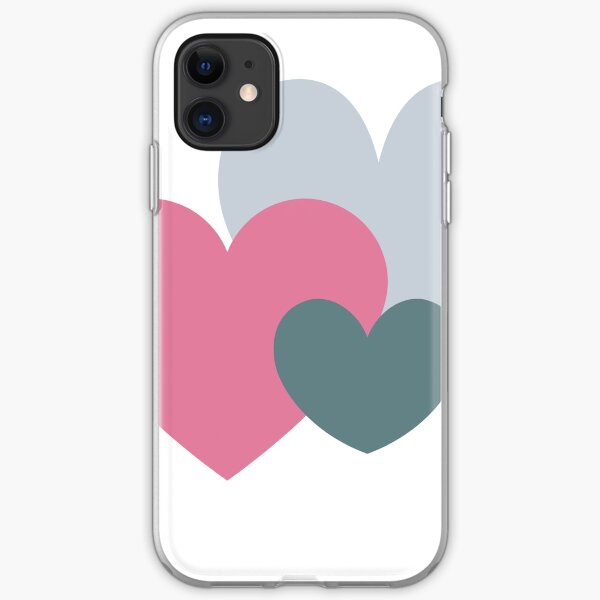 A family of hearts iPhone Soft Case