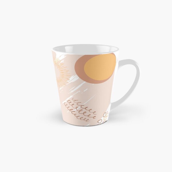 Abstract Tan Vibes Tall Mug