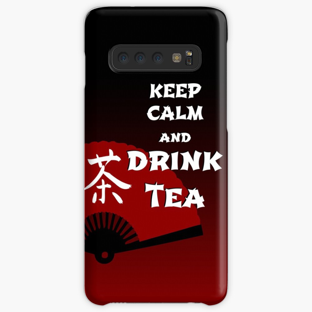 Keep Calm and Drink Tea - dark asia edition Case & Skin for Samsung Galaxy