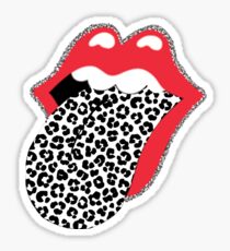 Cheetah Tongue Sticker Sticker