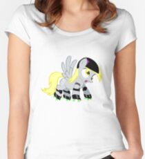 Roller Derpy Women's Fitted Scoop T-Shirt