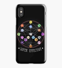 Pokemon Super Effective Type Chart iPhone Case