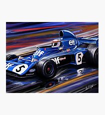 Jackie Stewart Tyrell Photographic Print