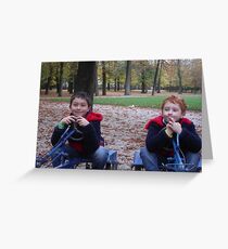 MARCELLO E FRANCESCO..... Greeting Card