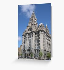 Liver Building, Pierhead, Liverpool Greeting Card
