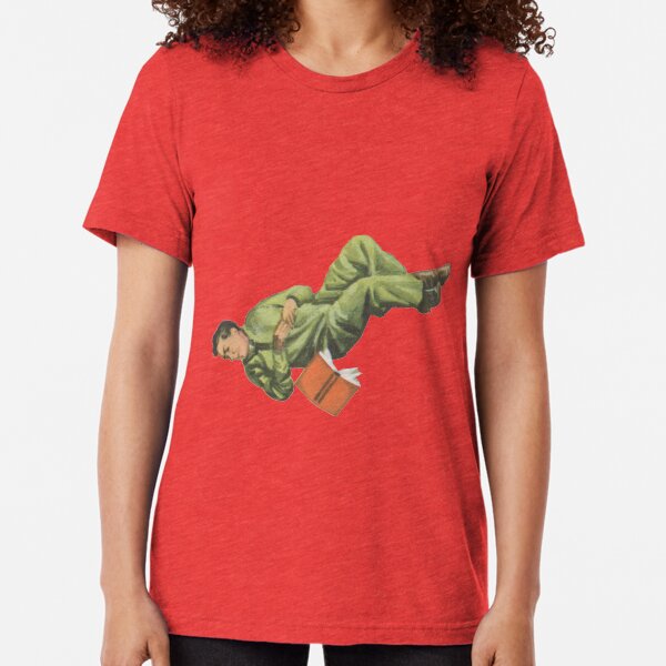 zero gravity green astronaught Tri-blend T-Shirt