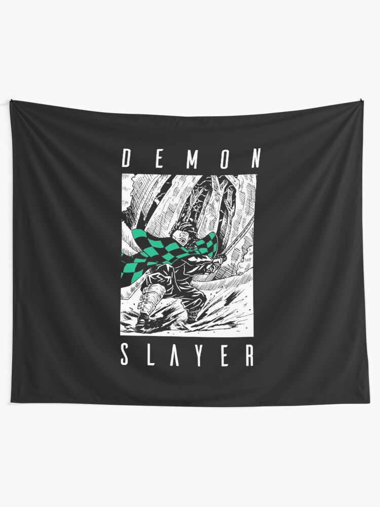 Alternate view of Demon Slayer Tapestry