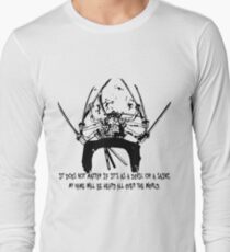 Asura Zoro Version Black Long Sleeve T-Shirt