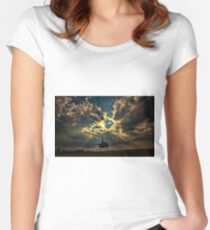 Helicopter Women's Fitted Scoop T-Shirt