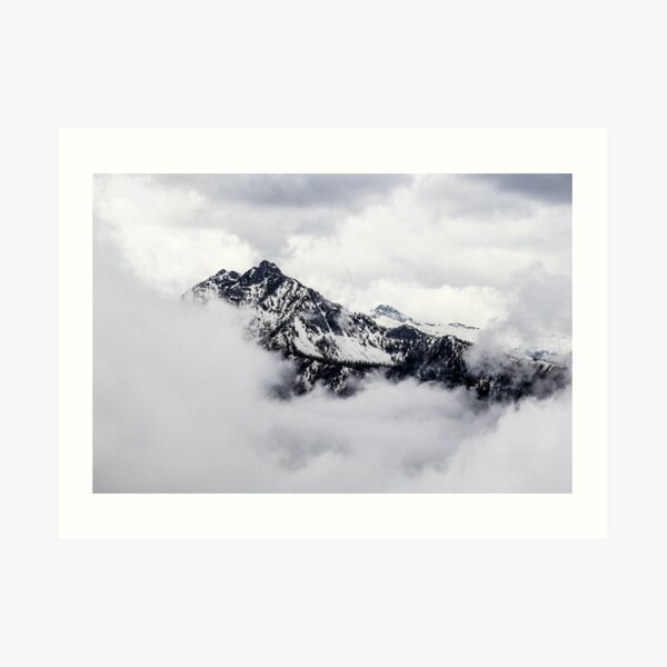 Hide & Seek Mountainscape Art Print