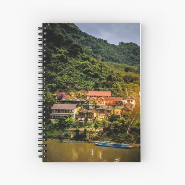 Southeast Asia River Evening Spiral Notebook