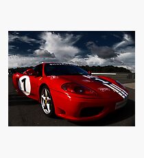 Ferrari 360 Racing Red. Photographic Print