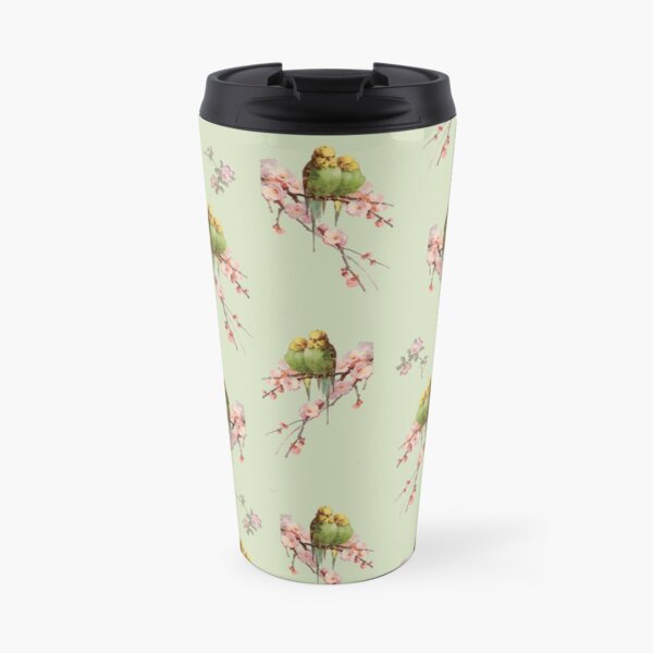 Budgie Galore Pistachio Travel Mug