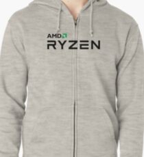 Best Seller - Amd Ryzen Logo Merchandise Zipped Hoodie