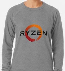 Best Seller - Amd Ryzen Logo Merchandise Lightweight Sweatshirt