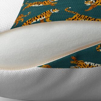 Alternate view of Bengal Tigers - Navy Floor Pillow