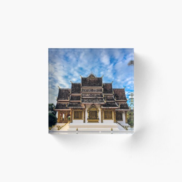 Royal Buddhist Temple Acrylic Block