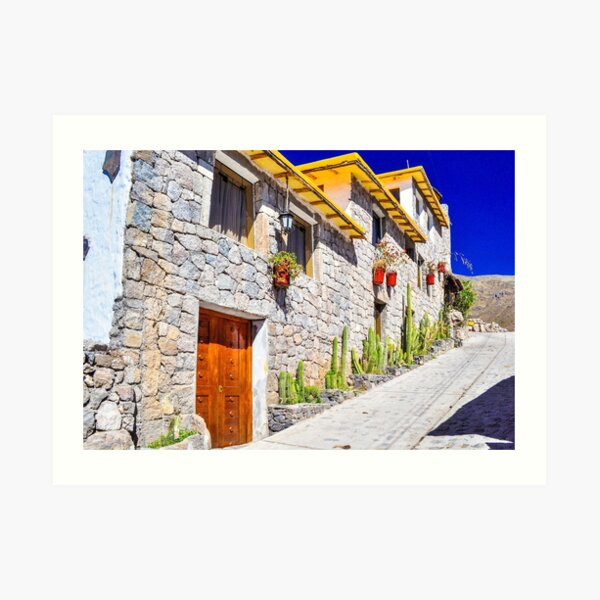 Peruvian Hamlet Art Print