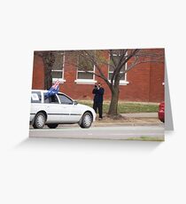Canberra Protests Convoy #2 Greeting Card