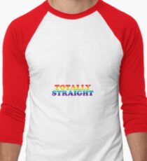 Camiseta ¾ bicolor para hombre Totalmente recto