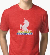 Totally Straight Tri-blend T-Shirt