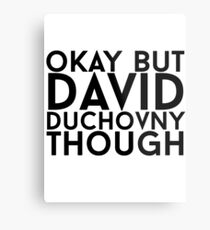David Duchovny Metal Print
