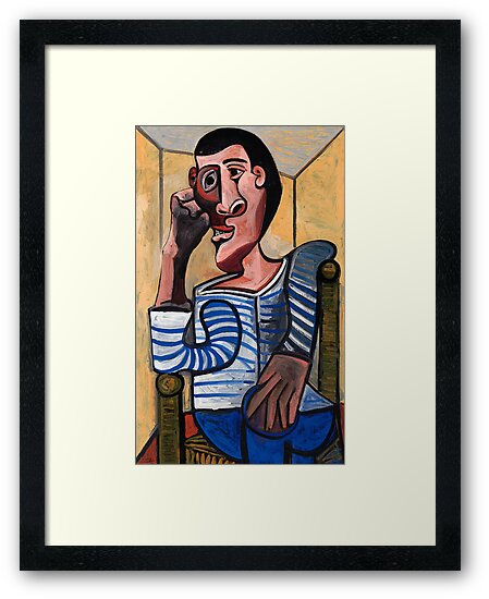 "Pablo Picasso The Sailor 1943 Artwork For Wall Art, Prints, Posters ...