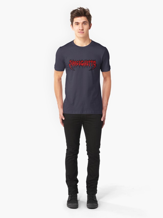 Alternate view of SpaceGhetto Metal Slim Fit T-Shirt