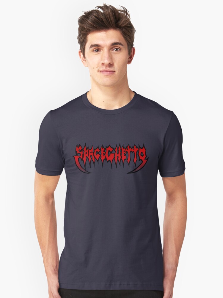 Alternate view of SpaceGhetto Metal Slim Fit T-Shirt