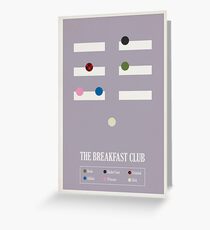 The Breakfast Club Greeting Card