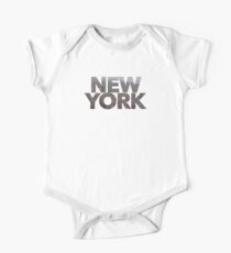 Body de manga corta para bebé "New York" Cityscape 2