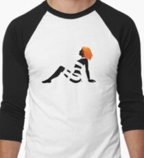 Leeloo Dallas Mudflap (mirror) Men's Baseball ¾ T-Shirt