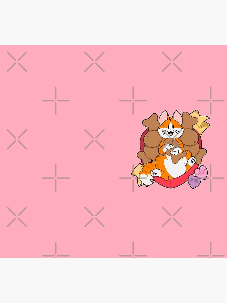 Valentines Box of Chocolates — Orange Striped Cat (Longhair) by PupcakesCupcats