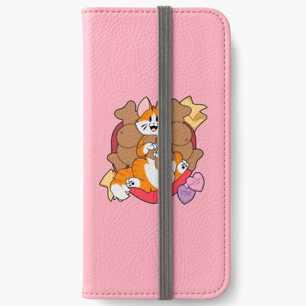 Valentines Box of Chocolates — Orange Striped Cat (Longhair) iPhone Wallet