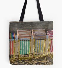 Deck Chairs Tote Bag