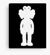 Kaws BFF Momo Uniqlo Silhouette Canvas Print