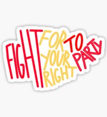 Chiefs Right to Party Sticker