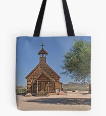 Goldfield Church HDR Tote Bag