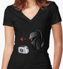 Cylon Lovin' Women's Fitted V-Neck T-Shirt