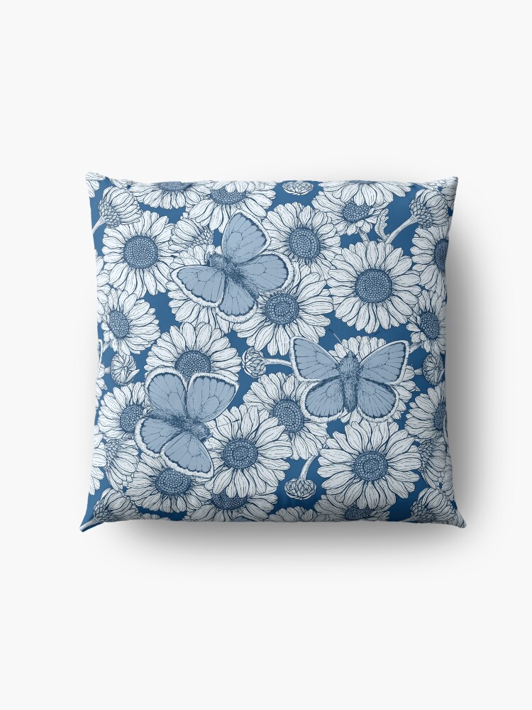 Alternate view of Classic blue spring Floor Pillow