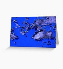 blue.. Greeting Card