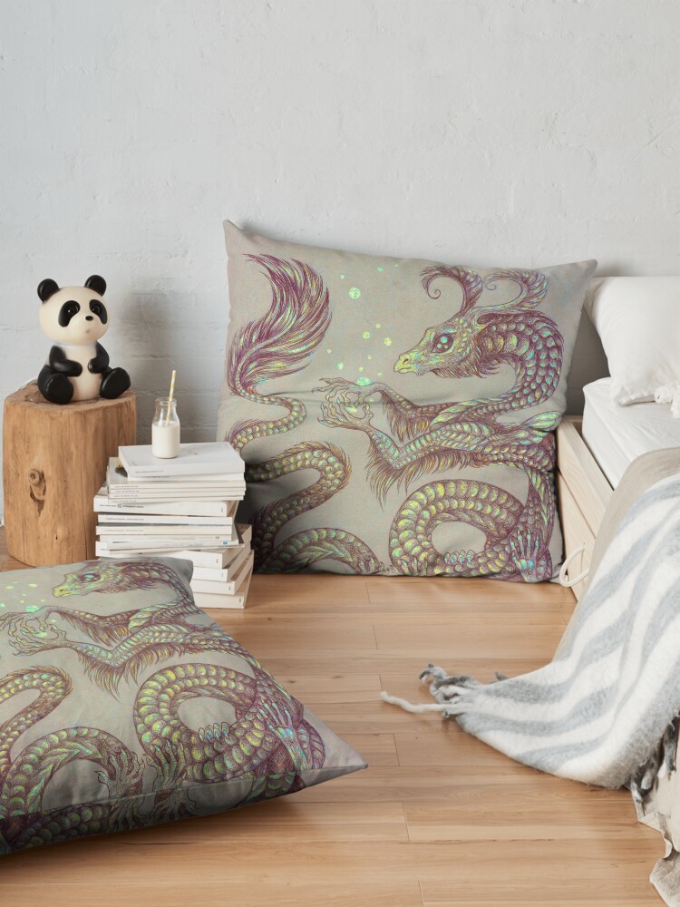 Alternate view of Moth Dragon Floor Pillow